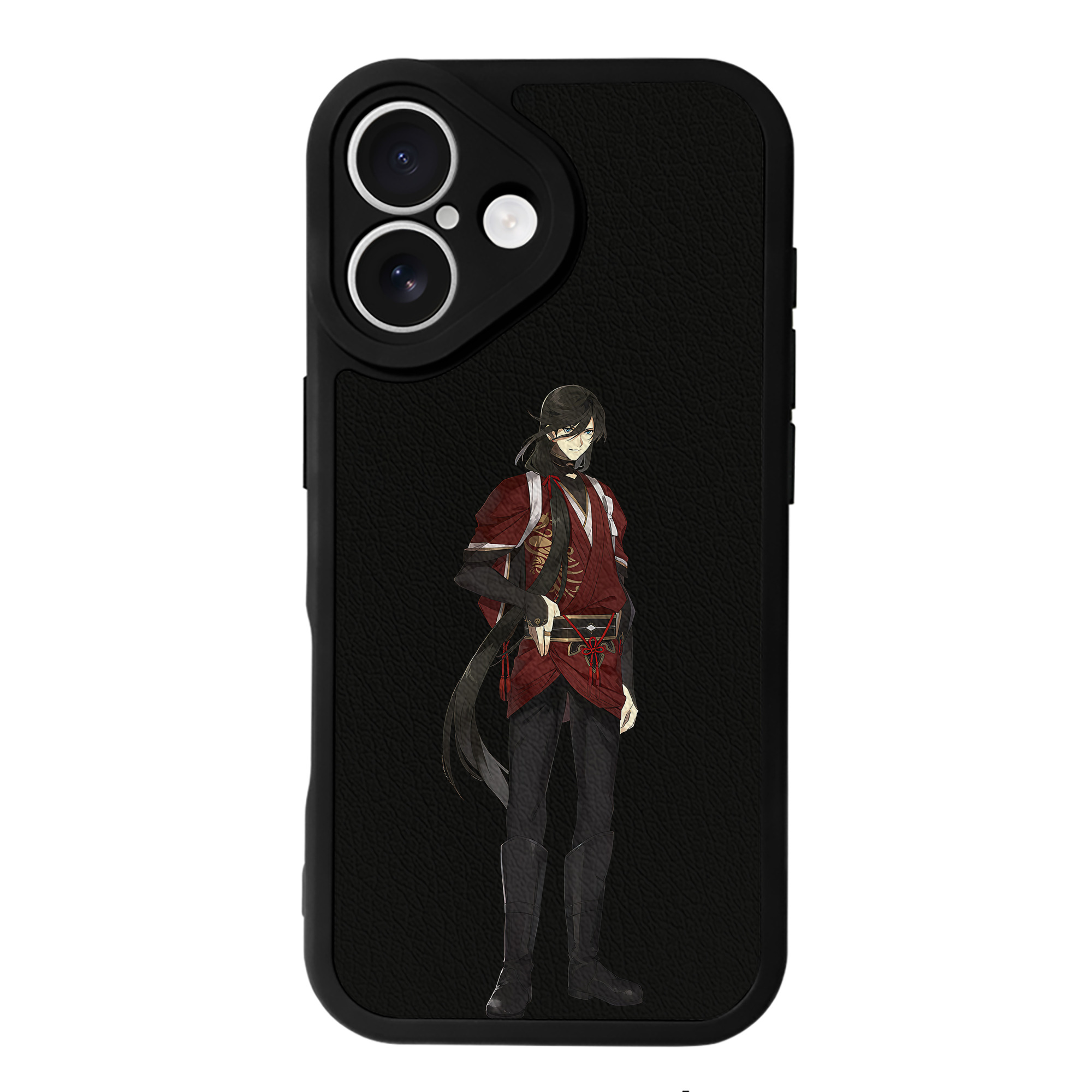 （画像用） 刀剣乱舞 Touken Ranbu 【iPhone 16シリーズ対応】シリコンスマホケース（レザー調） 材質：シリコン